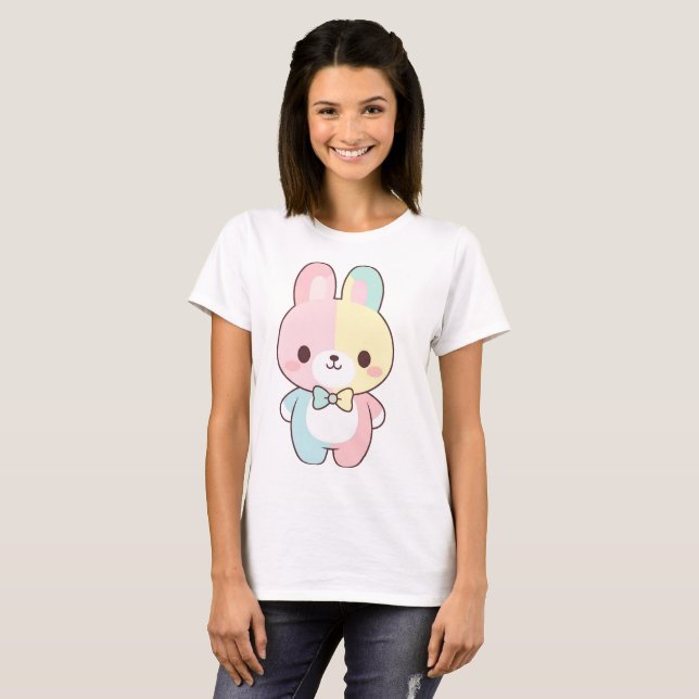 T-shirt kawaii bunny (Devant entier)
