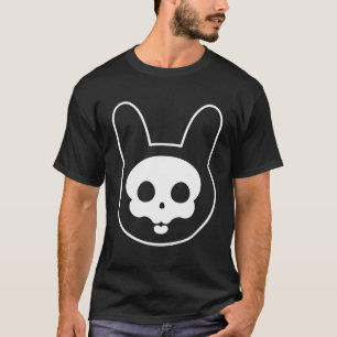 T-shirt Kawaii Bunny Skull X-Ray Pastel Goth mignon Éffray