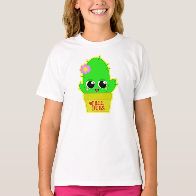 T-shirt Kawaii Cactus (Devant)