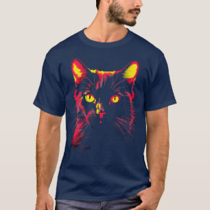 T-shirt Kawaii Cadeaux de chats Hommes Enfants Femmes Chat