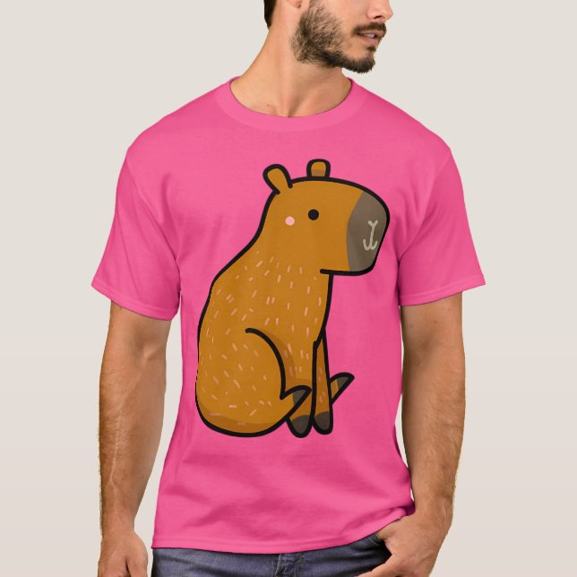T-shirt Kawaii Capybara (Devant)