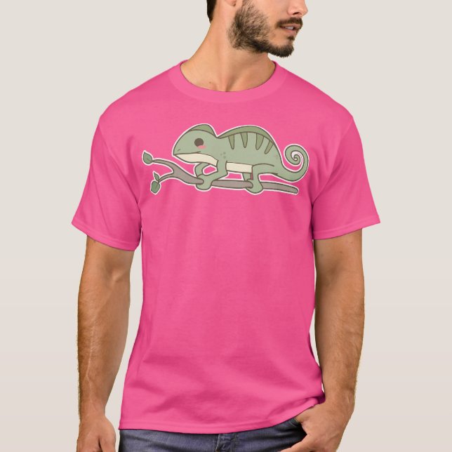 T-shirt Kawaii Chameleon (Devant)
