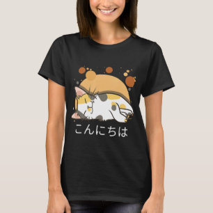 T-shirt Kawaii Chat Anime Japonaise Cadeau Filles Femme Of