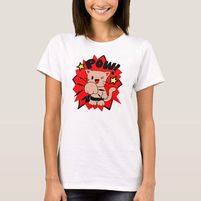 T-shirt Kawaii Chibi Ninja Kung-Fu "prisonnier de guerre (Devant)