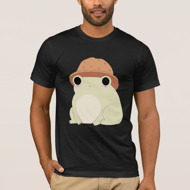 T-shirt Kawaii Chilling Frog Cadeau (Devant)