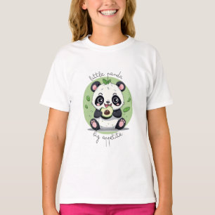 T-shirt Kawaii Cute Baby Panda Manger Avocado