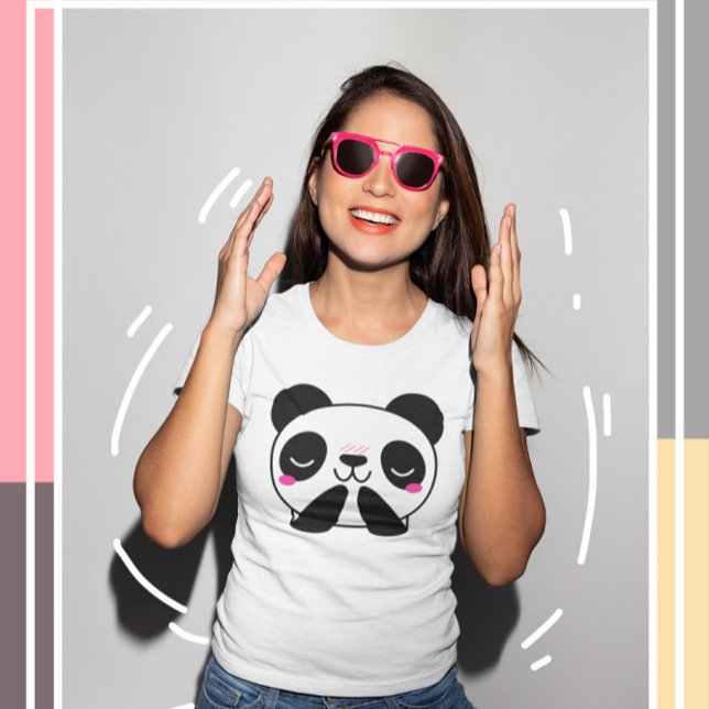 T-shirt Kawaii Cute Panda (Créateur téléchargé)