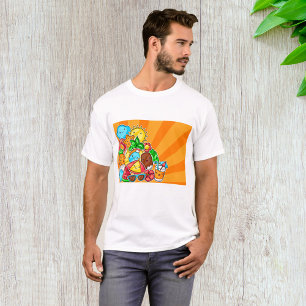 T-shirt Kawaii Dessins Animés Été Plage Et Tropical