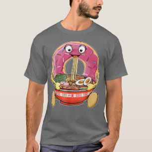T-shirt Kawaii Donut Ramen nouilles Anime japonais Otaku G