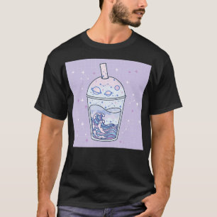 T-shirt Kawaii esthétique Cute Boba Lait Thé Lover Japonai
