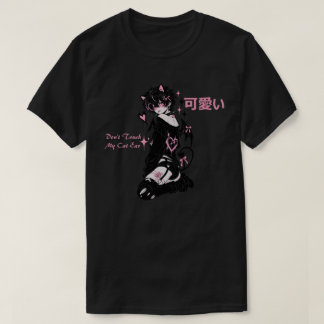 T-shirt Kawaii Femboy Catboy Anime | Mignon Pastel