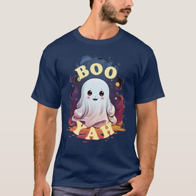T-shirt Kawaii Ghost Booyah (Devant)