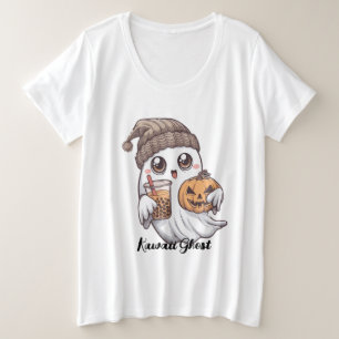 T-shirt Kawaii Ghost -Casquette confortable, Boba