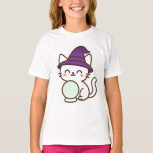 T-shirt Kawaii Halloween Chat - Magique & Adorable Éffraya