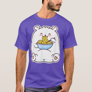 T-shirt kawaii Hamster Ramen japonais Ramen Anime Otaku
