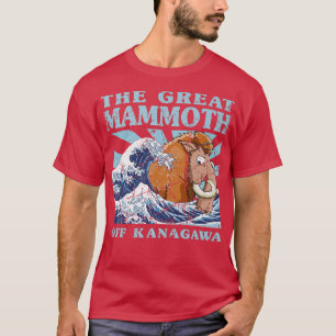 T-shirt Kawaii Japonais Grande Vague Grand Mammoth mignonn