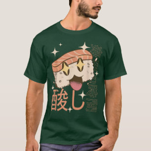 T-shirt Kawaii Japonais Sushi Food Japon mignonne Graphism