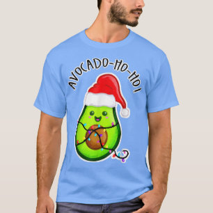 T-shirt Kawaii Joyeux Noël Avocado Ho Ho Avocado
