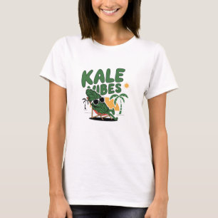 T-shirt Kawaii Kale Art pour tous