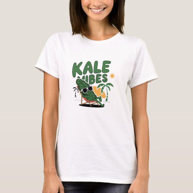 T-shirt Kawaii Kale Art pour tous (Devant)