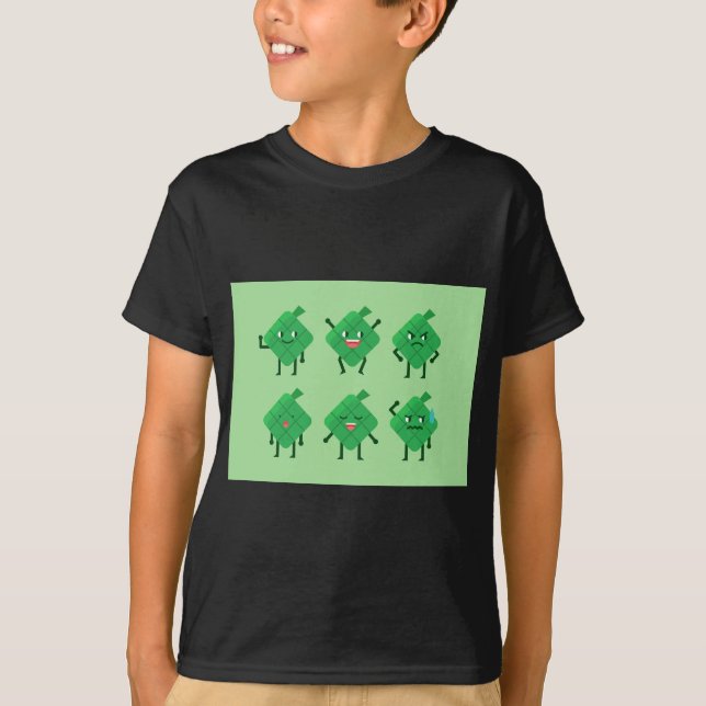 T-shirt kawaii Ketupat (Devant)