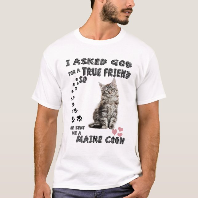 T-shirt Kawaii Kitten Citer Maman Papa Lover Imprimer, Mig (Devant)