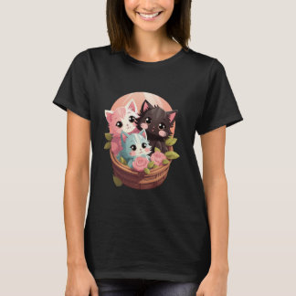 T-shirt Kawaii Kittens Bundle – Adorable Fluffy Cats Women