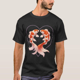 T-shirt Kawaii Koi Fish – Conception de carpe chanceuse ja