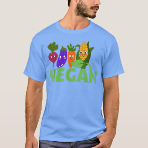 T-shirt Kawaii Légumes Plante régime végétarien Vegetarian