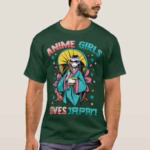 T-shirt Kawaii mignonne Anime Girls Aime Japon Otaku Manga