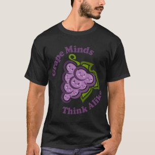 T-shirt Kawaii Mignonne Esprit De Raisins Penser Comme Fru