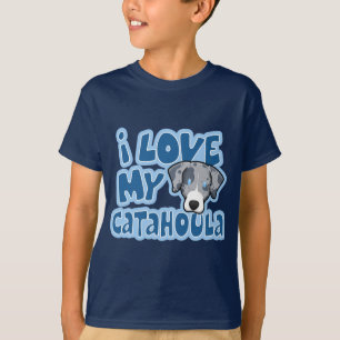 T-shirt Kawaii mon Catahoula enfant d'I amour