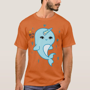 T-shirt Kawaii Narwhal Cute Design