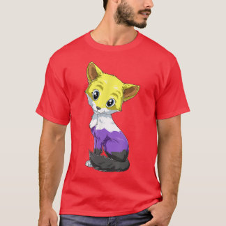 T-shirt Kawaii Nonbinary et Genderqueer Fo