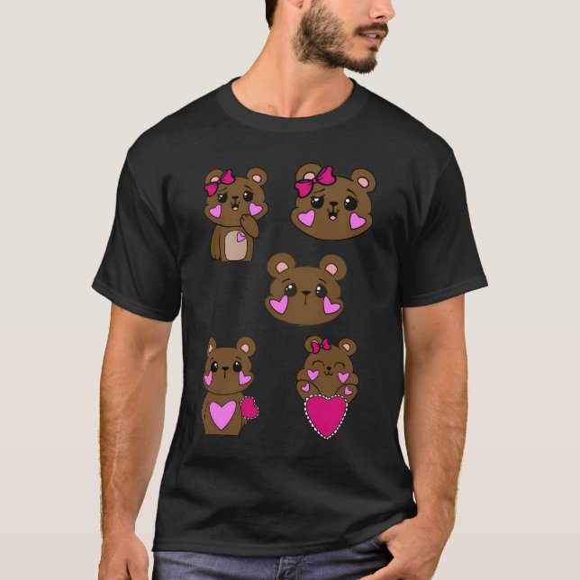 T-shirt Kawaii Nounours - Le pain d'épices n'a jamais semb (Devant)