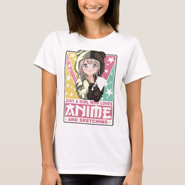 T-shirt Kawaii Otaku  (Devant)