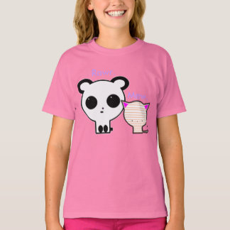 T-shirt Kawaii Panda et chaton