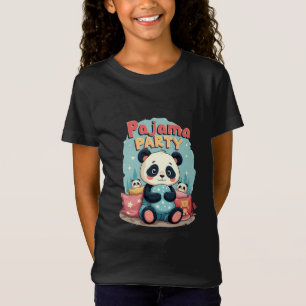 T-Shirt Kawaii Panda Pajama Party Cosy Slepov esthétique