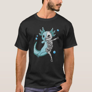 T-shirt Kawaii Pastel Goth Dabbing esthétique Axolotl Sala
