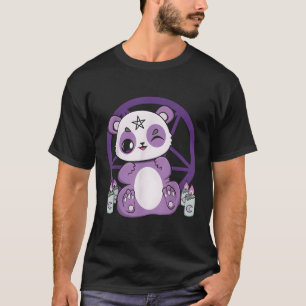T-shirt Kawaii Pastel Goth Panda Déplaisante cuisine Anime
