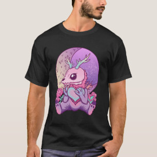 T-shirt Kawaii Pastel Goth Skul Déplaisant He Cryptid Wend
