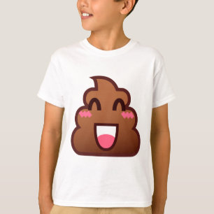 T-shirt kawaii poop emojis