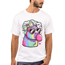 Kawaii Rainbow Capybara with Heart Sunglasses & Bu