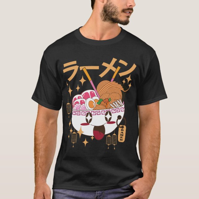 T-shirt kawaii RAMEN (Devant)