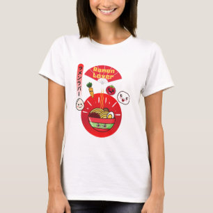 T-SHIRT KAWAII RAMEN AIMER HAPPY FOOD STYLE