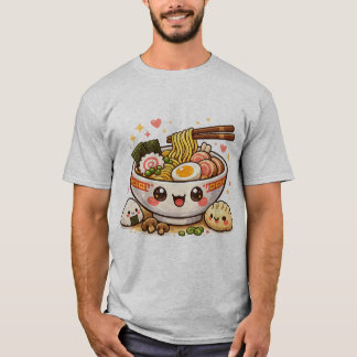 T-shirt Kawaii Ramen Bowl T‑Shirt