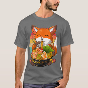 T-shirt Kawaii Ramen Fo, Japonais Neko Noodle drôle Anime