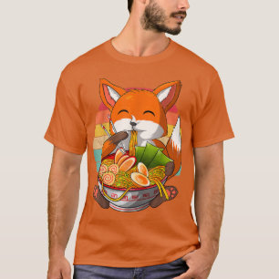 T-shirt Kawaii Ramen Fo, Japonais Neko Noodle drôle Anime