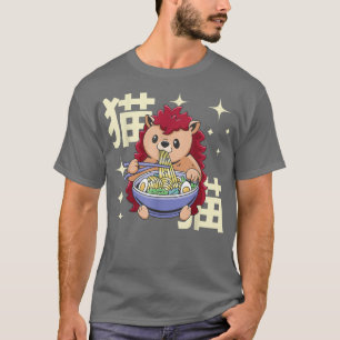 T-shirt Kawaii Ramen Hedgehog - Otaku Anime Manga