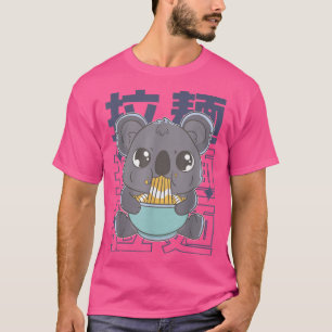 T-shirt Kawaii Ramen Japonais Anime Noodles Cute Koala Noo